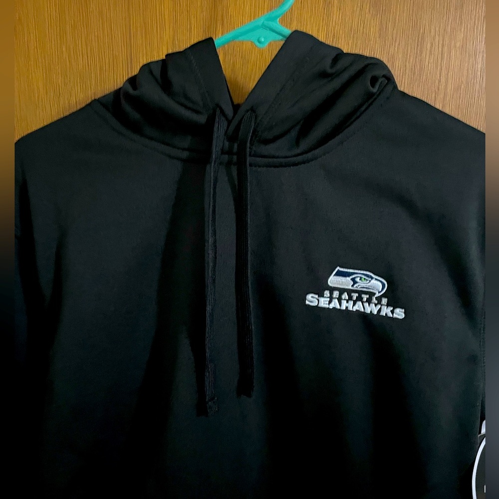 Black & Camo Seahawks hoodie sweatshirt.